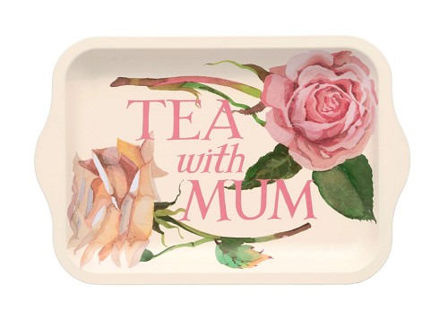 Small Tin Tray Roses